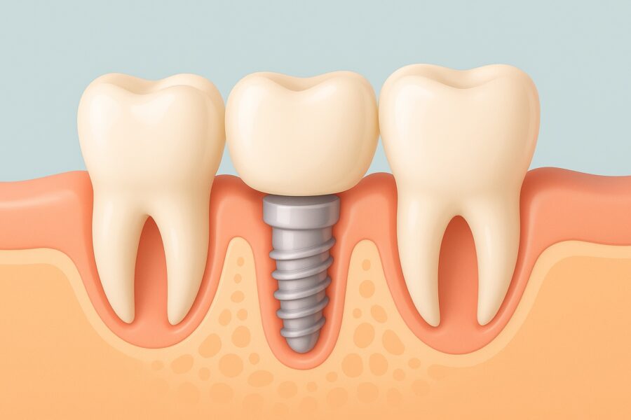 Diagram of Dental Implants
